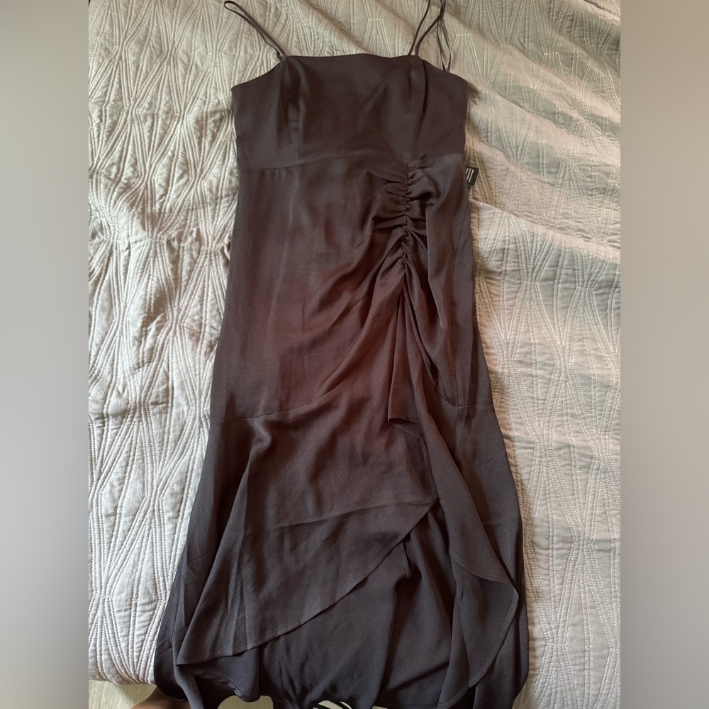 Elegant black high low Dress